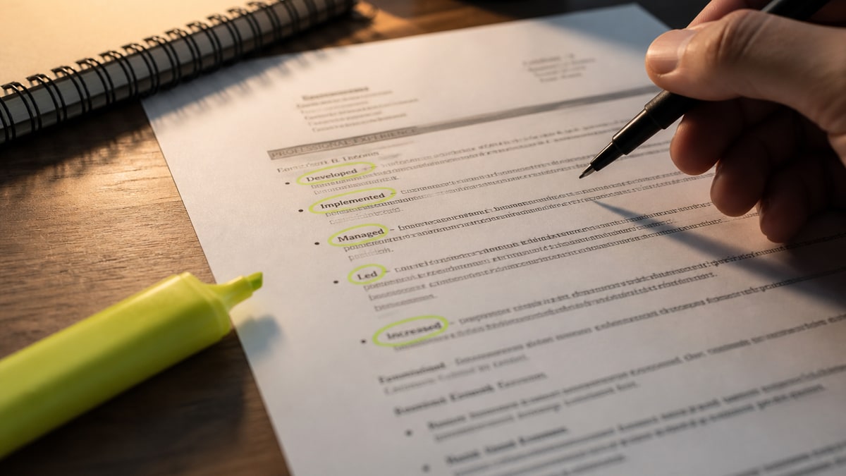 150+ Resume Action Verbs List (2026), by Category — HireFlow career guide